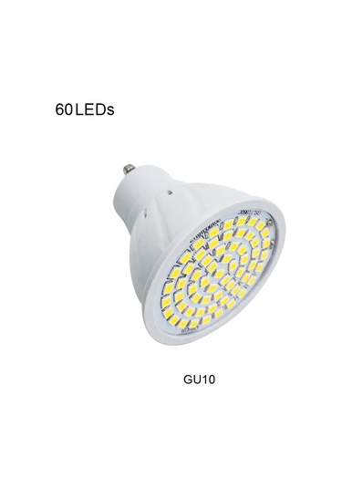 Wezone "220v Gu10 Led Spot Ampulü, 60 Led İle Sıcak Beyaz Işık, 250lm Parlaklık" Diğer