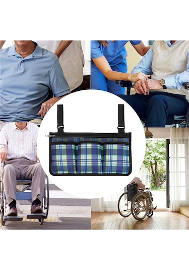 Suntek Kol Dayama Yürüteç Çantası Tekerlekli Sandalye Gri