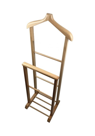 Melada Mobilya Gürgen İkili Dilsiz Uşak Ham Cilalı Basic Ceviz