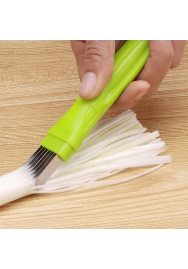 Suntek Yeşil Soğan Kesici, Mutfak Parçalama Bıçak, Paslanmaz Yeşil Diğer