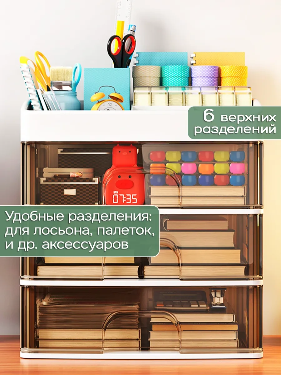 Tophome Masaüstü Kırtasiye Ve Küçük Eşyalar İçin Organizer 220345621 Beyaz