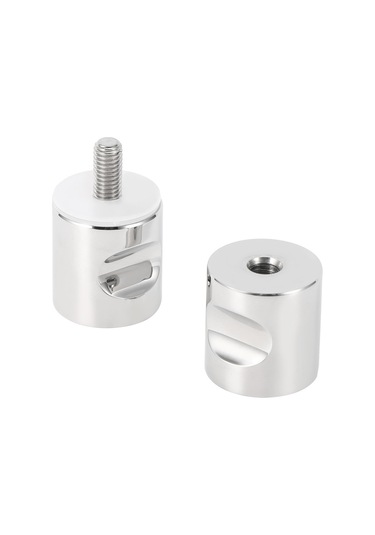 Shineyee 304 Paslanmaz Çelik Banyo Cam Kapı Kolu, Tek Delikli, Yüksek Dayanıklı, Anti-korozif, Ev Ofis Kullanımı Ss20m Diğer