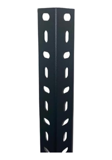 Rafburada Renkli Çelik Raf Profil Siyah 150 CM Kalınlık 1.50 MM