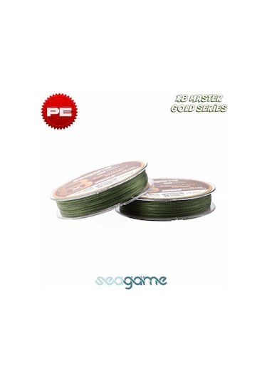 Seagame Master X8 Pe 150m Moss Green Olta İp Misinası - 0.14mm 0.14mm