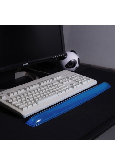 Montıan Şeffaf Silikon Bilezik Kalp Şeklinde Klavye Bilek Destekçisi, Rastgele Renk Teslimatı