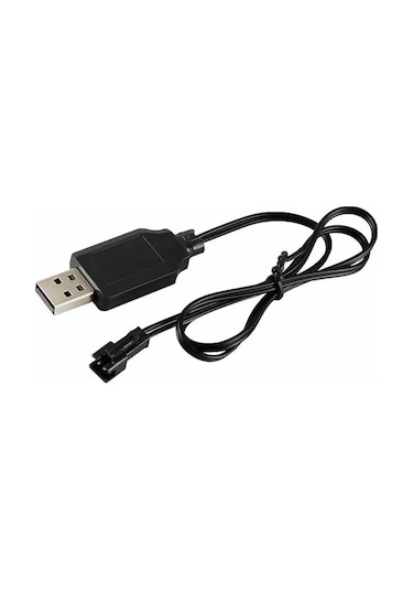 3.7v / 3.6v Lityum Pil Usb Şarj Kablosu Jst Sm-2p Soket Lipo Batarya Rc Quadcopter Drone Helikopter