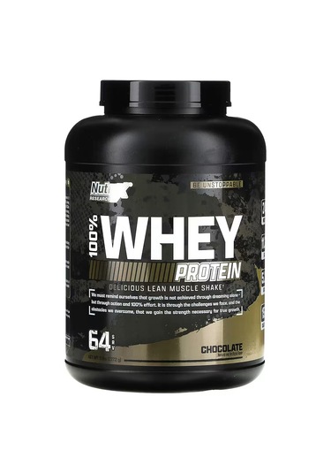 Nutrex Research, 100% Premium Whey Protein 2272 G 64 Servis Çikolata