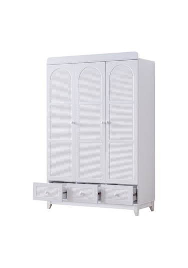 Antalya Yavrulu Karyola, Perla 3 Kapaklı Dolap