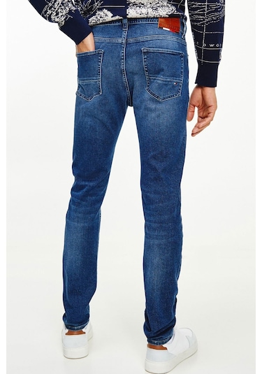 Tommy Hilfiger Erkek Jean Pantolon İndigo