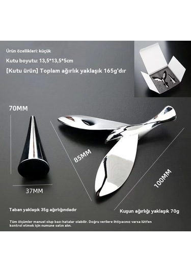 Alaşımlı Kapak Açacağı, Uçan Kuş Şişe Açacağı Açık Gri