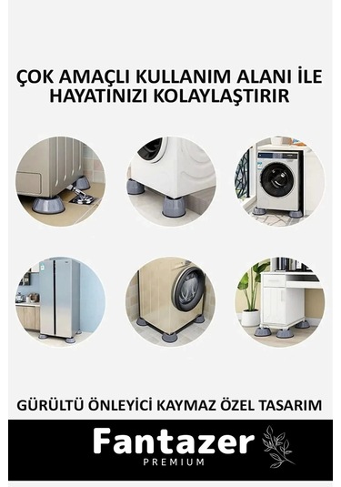 Yeni Sezon Gürültü Engelleyici Titreşim Önleyici Kauçuk Çamaşır Bulaşık Makinesi 8 Adet Ayak Pedi Çok Renkli