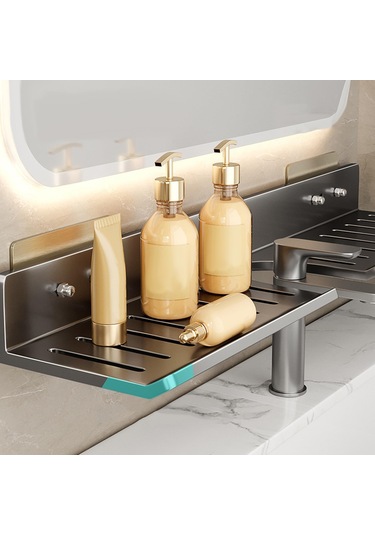 Suntek Magideal Lavabo Tezgah Üstü Şampuan Tutucu Depolama Rafı