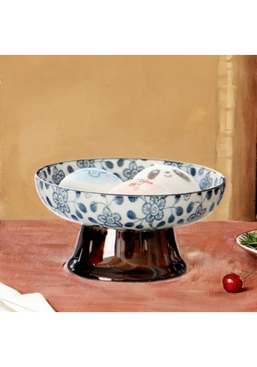 Suntek Tatlı Aperatif Tepsisi Masa Dekoru Yuvarlak-yaprak