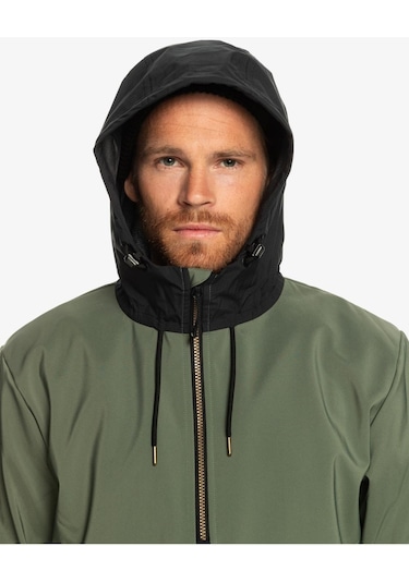 Quiksilver Live For The Ride Erkek Softshell-27701-yeşil