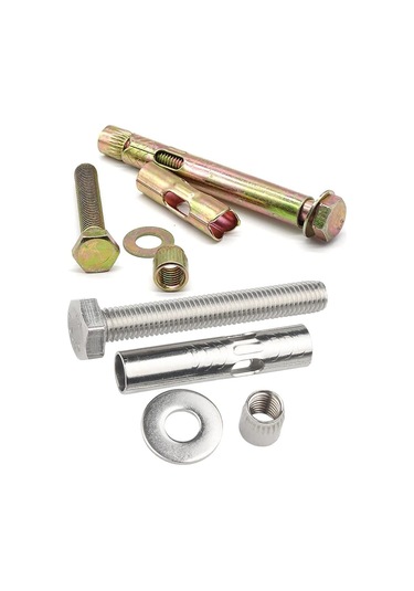 Genişletme Vidaları, M8 Genişleme Cıvatası Hız Yumruları Vida Uzunluğu 60mm 120mm 2pcs Renk: Sus304, Boyut: 100mm