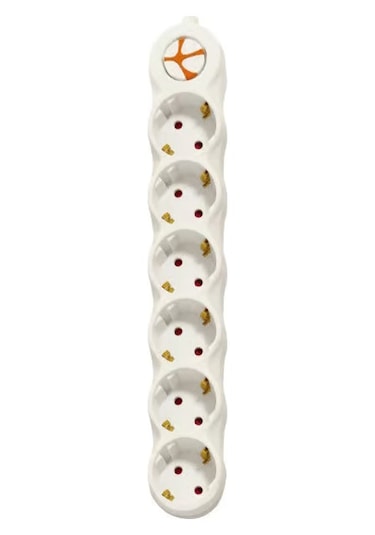 Tunçmatik Tsk19068 Powerstrip Altılı Anahtarlı 5 Metre Grup Priz