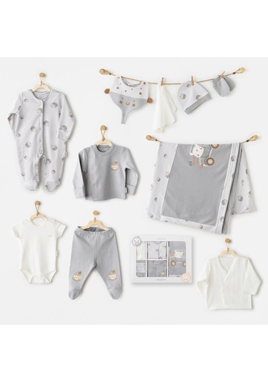 Andywawaw Ac26101 Hello Autumn 10'lu Hastane Çıkışı Grey Çok Renkli