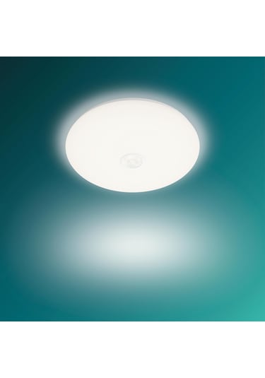 Philips Mauve Hareket Sensörlü Yuvarlak Tavan Lambası 16W 2700K Sarı Işık