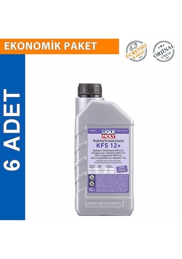 Liqui Moly Radyatör Antifrizi Kfs 12 Mor 1 Lt 6 Adet 21145