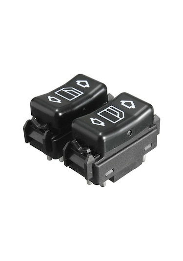 2 Adet Mercedes W124 Cam Açma Kapama Anahtarı 6pin