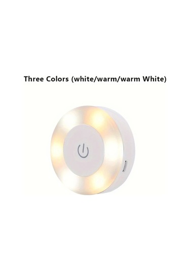 Sunshine011 1/2/4 Adet Led Dokunmatik Gece Lambası, 3 Mod Usb Şarjlı Manyetik Duvarlı Işık, Taşınabilir
