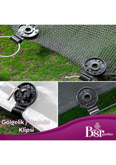 Bsr Garden Gölgelik Klipsi 100 Adet