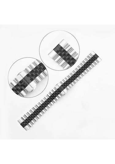 Ardemix Gear S3 Uyumlu Krd-36 22mm Metal Kordon-gümüş