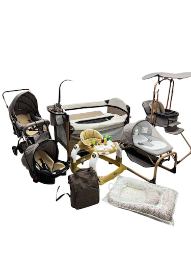 Öykü Bebek Dunyasi 13 Parça Yeni Doğan Bebek Çeyiz Seti Full Set