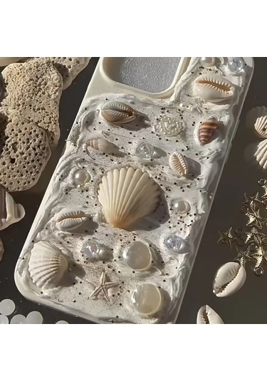 Willowhaven 120g Renkli Mini Reçin El Yapımı Deniz Kabuğu Kum Mix Akvaryum Dekor Dıy Tırnak Sanatı