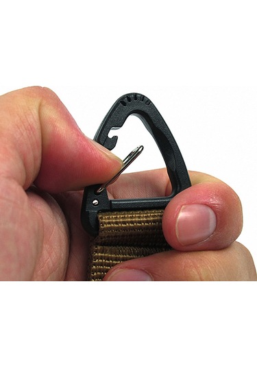 Yifomall Siyah Nilon Kemer Klipsi - 2.5cm Genişlikli, 4cm Kadar Kemerlere Uygun, Küçük Eşyalar İçin Kolay Erişim