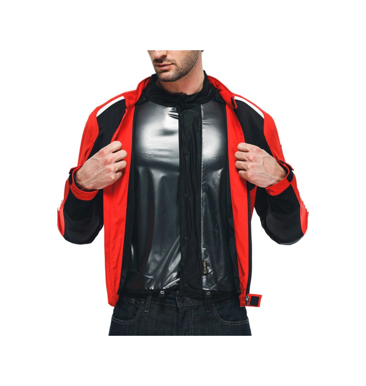 Dainese Hydra Flux 2 Air Black Lava Red D-dry Mont