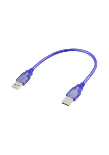 30cm - Usb 2.0 Erkek Erkek Kablo - Iki Ucu Usb Kısa Kablo