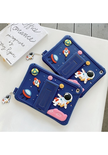 İpad 7.8.9.nesil 10.2 İnç Uyumlu Galaxy Shell Astront Temalı Çocu