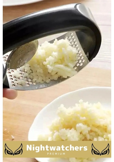 Premium Seri Pratik Kolay Temizlenir Paslanmaz Çelik Pratik Mutfak Sarımsak Ezme Rendesi Çok Renkli