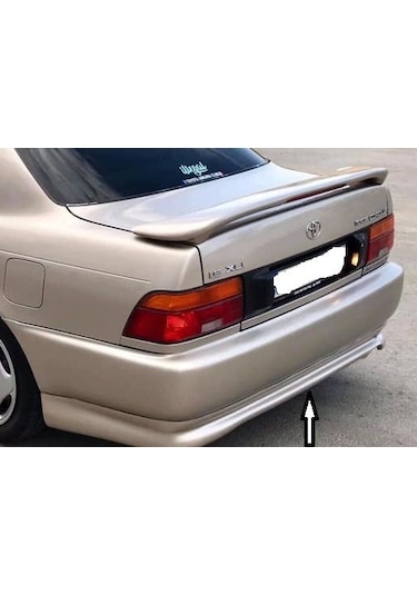 Toyota Corolla Uyumlu Ae101 Arka Tampon Eki - Mat Siyah STR-122