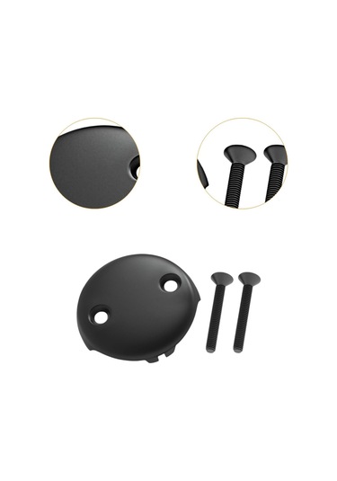 Suntek Küvet Taşma Drenaj Kapağı Değiştirme Kiti Lavabo Siyah