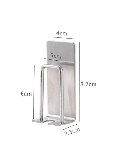 Paslanmaz Çelik Diş Fırçası Tutucu Duvara Monte Diş Fırçası Tutucu Bardaklar Kupalar Su Geçirmez Kendinden Yapışkanlı Delme Gerektirmeyen Banyo Diş Fırçası Tutucu Diğer