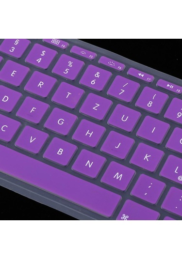 Homyl Avrupa 11 Inç Macbook Için Almanca Fonetik Klavye Mor