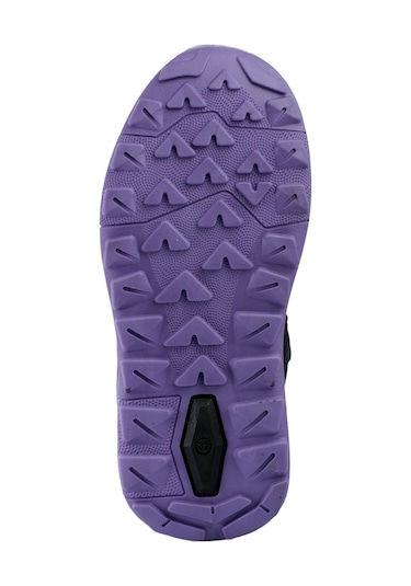 Slazenger KESHA Çocuk Cırt Cırtlı Siyah - Mor Bot