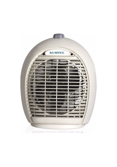 Kumtel LX-6331 2000 W Elektrikli Fanlı Isıtıcı Krem
