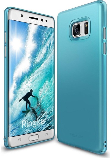 Ringke Slim Galaxy Note 7 Fe İle Uyumlu Kılıf Ocean Blue