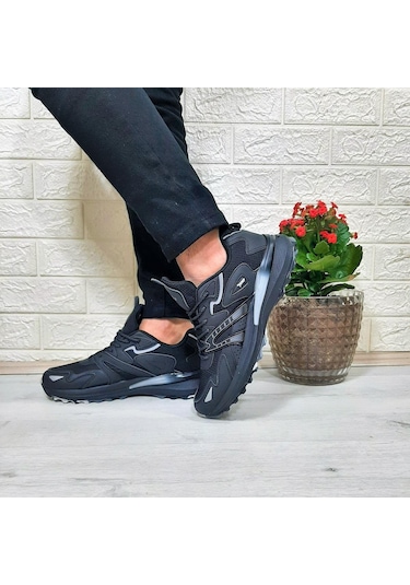 Jump 29725 Siyah Kaymaz Memoryfoam Günlük Spor Ayakkabı 001