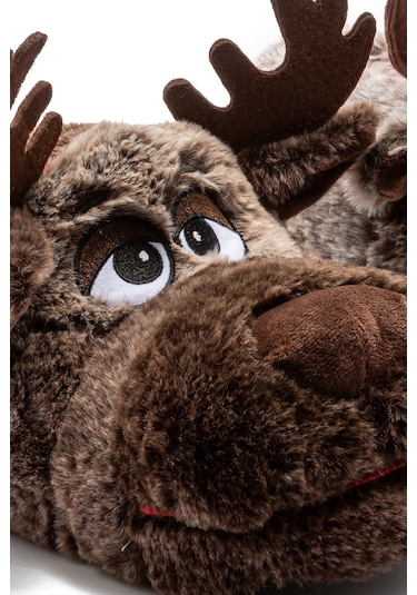 Disi Erkek Hayvanlı Panduf Gri 41/46 Gri