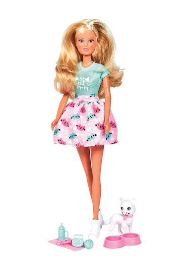 Steffi Love Bebek ve Yavru Kedi Oyuncağı