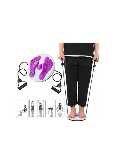 Sunup Sn-22218 Döner Zayıflama Ve Bel İnceltme Diski - Vücut Şekillendirici Egzersiz Aleti