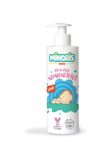 Minoris Baby Organik El Yüz ve Vücut Nemlendirici 200 ML