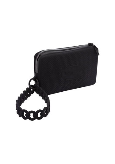 Mini Bag Chain Siyah Plaj Çantası Siyah