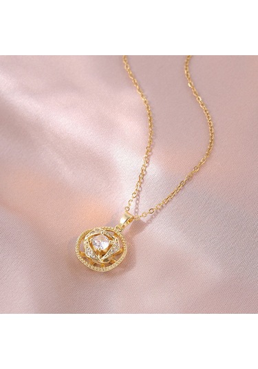 Bayan Kolye: Moda Estetiği Titanyum Çelik Kolye No.99 Çok REnkli