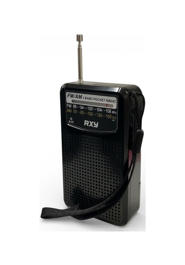 Roxy Rxy-bariton Cep Tipi Mini Pilli Analog Radyo - Siyah