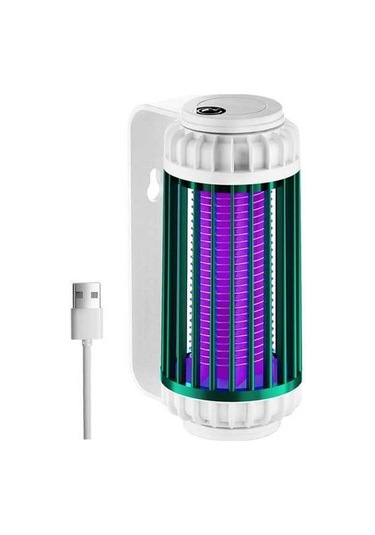 Tongxida Usb Şarjlı 1200ma Sessiz Sinek Yakalama Lambası - Duvar/masa Tipi, Yeşil 2022 Model